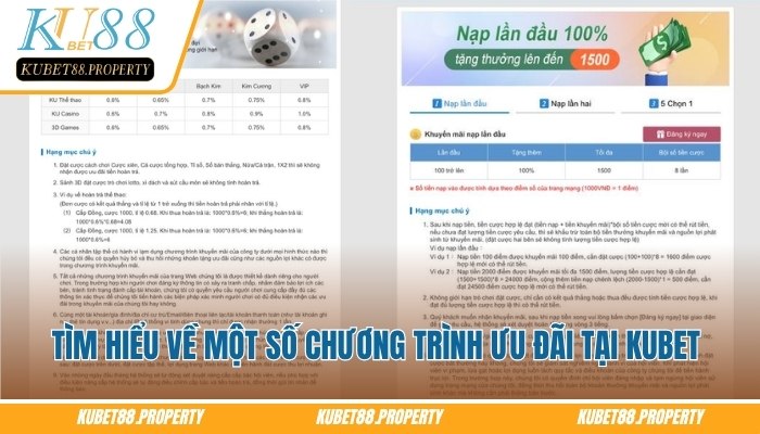 Khuyến Mãi Kubet - Bộ Ưu Đãi Giá Trị Dành Cho Hội Viên Tìm hiểu về một số chương trình Khuyến Mãi Kubet