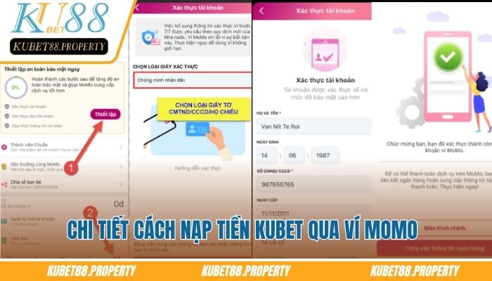 Nạp tiền Kubet88 - Các Phương Thức Giao Dịch Phổ Biến Hiện Nay Chi tiết cách nạp tiền Kubet88 qua ví momo cho tân binh