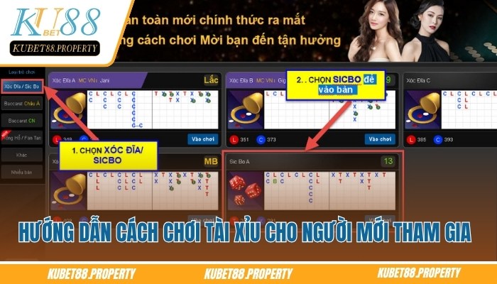 Tài Xỉu Kubet – Khám Phá Cách Chơi Và Mẹo Vào Cửa Chuẩn Hướng dẫn cách chơi tài xỉu Kubet cho người mới tham gia