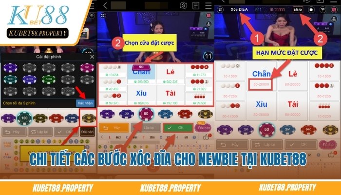Xóc Đĩa Kubet88 – Gợi Ý Chiến Lược Giữ Và Dừng Lời Hợp Lý Chi tiết các bước xóc đĩa Kubet88 cho newbie